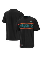 Fanatics 100% Cotton NFL Miami Dolphins Franchise Black T-Shirt - Image 3 of 3