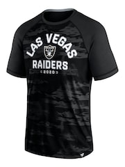 Fanatics NFL Las Vegas Raiders Black Iconic Defender Short Sleeve T-Shirt - Image 1 of 3