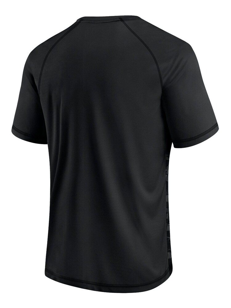 Fanatics NFL Las Vegas Raiders Black Iconic Defender Short Sleeve T-Shirt - Image 2 of 3
