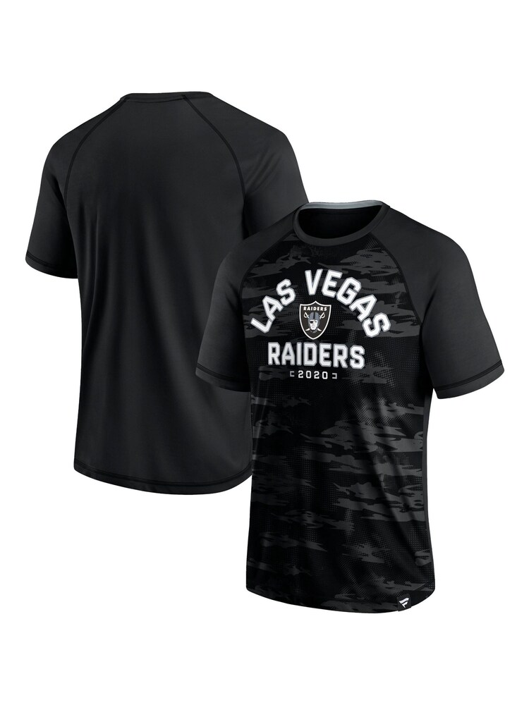Fanatics NFL Las Vegas Raiders Black Iconic Defender Short Sleeve T-Shirt - Image 3 of 3