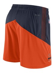 Nike Blue NFL Fanatics Chicago Bears On-Field Sideline Dri-Fit Knit Shorts - Image 2 of 4