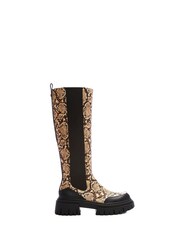 Moda In Pelle Hanah Chunky Sole Long Feature Chelsea Boots - Image 2 of 4