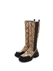 Moda In Pelle Hanah Chunky Sole Long Feature Chelsea Boots - Image 3 of 4