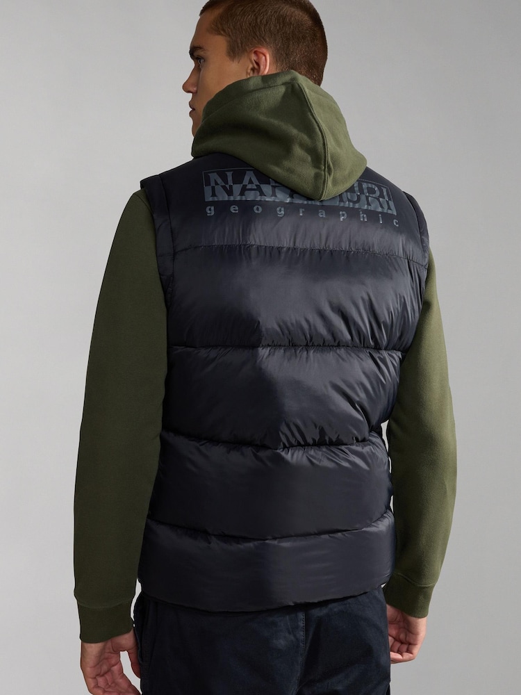Napapijri Suomi Baffle Black Gilet - Image 2 of 7