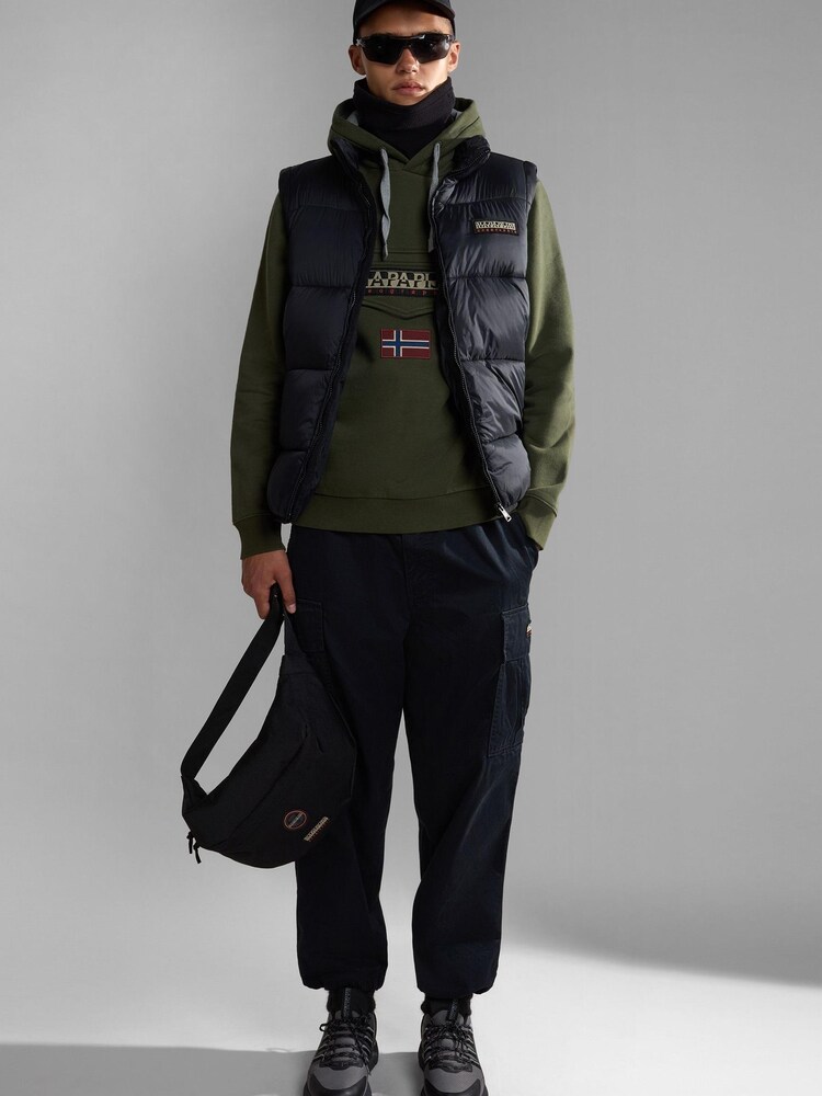 Napapijri Suomi Baffle Black Gilet - Image 3 of 7
