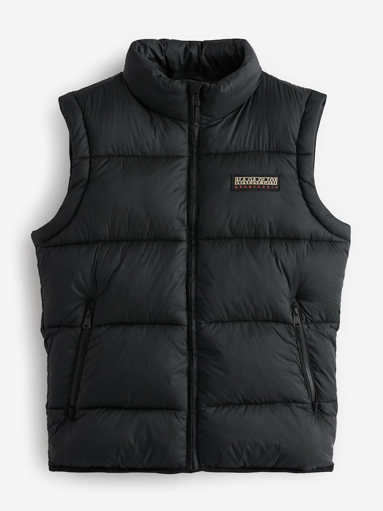 Napapijri Suomi Baffle Black Gilet - Image 7 of 7