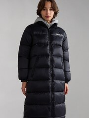 Napapijri Box Long Padded Black Jacket - Image 1 of 6
