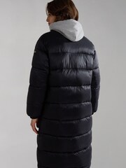 Napapijri Box Long Padded Black Jacket - Image 2 of 6