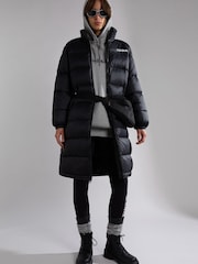 Napapijri Box Long Padded Black Jacket - Image 3 of 6