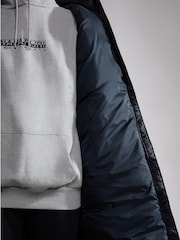 Napapijri Box Long Padded Black Jacket - Image 5 of 6