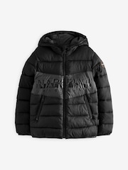 Napapijri Grey Aerons Reversible Baffle Jacket - Image 1 of 1