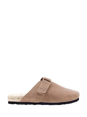 Manebi Suede Hamptons Clog Mules - Image 1 of 1
