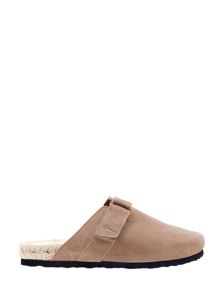 Manebi Suede Hamptons Clog Mules - Image 1 of 1