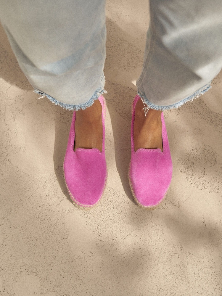 Roza/rjava - Espadrile iz semiša Manebi Hamptons - Slika 2 iz 3 Roza/rjava - Espadrile iz semiša Manebi Hamptons - Slika 2 iz 3