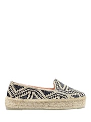 Črna rafija - Espadrile iz semiša Manebi Hamptons - Slika 3 iz 3