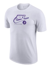 Nike White Fanatics Los Angeles Lakers Nike Essential Logo T-Shirt - Image 1 of 3