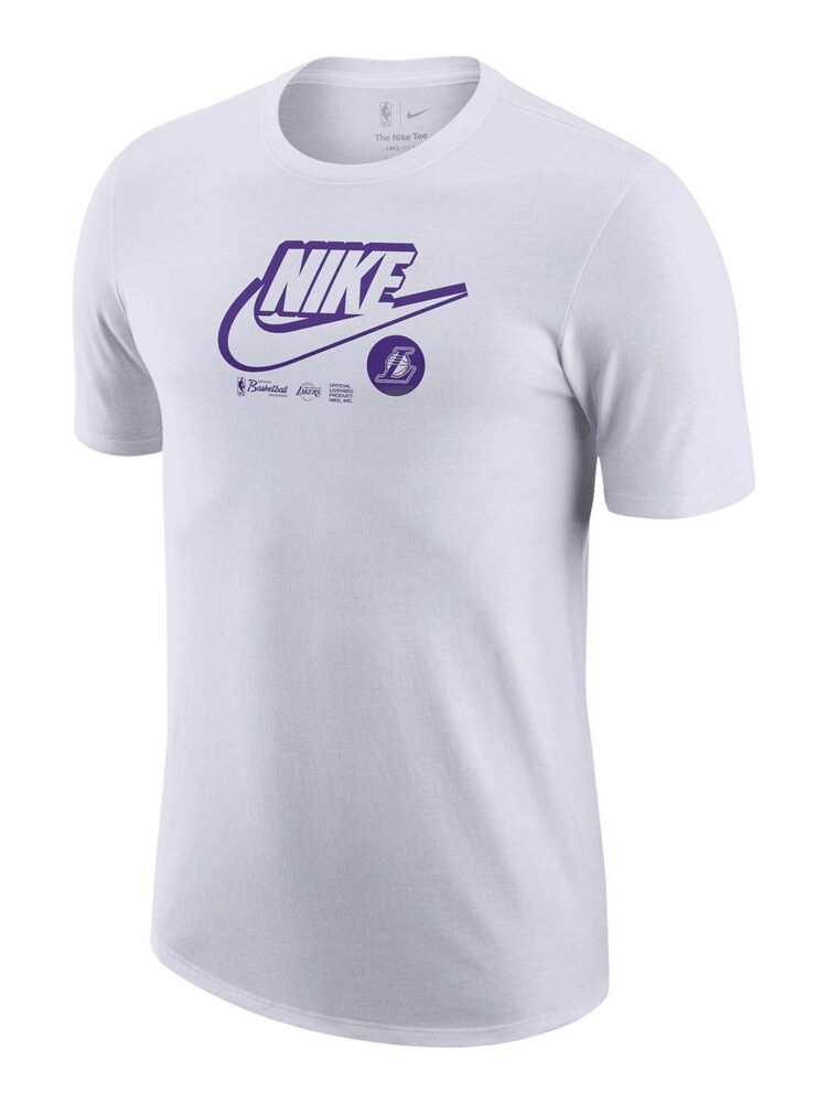Nike White Fanatics Los Angeles Lakers Nike Essential Logo T-Shirt - Image 1 of 3