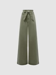 Paige High Rise Paper Bag Trousers - Image 2 of 7