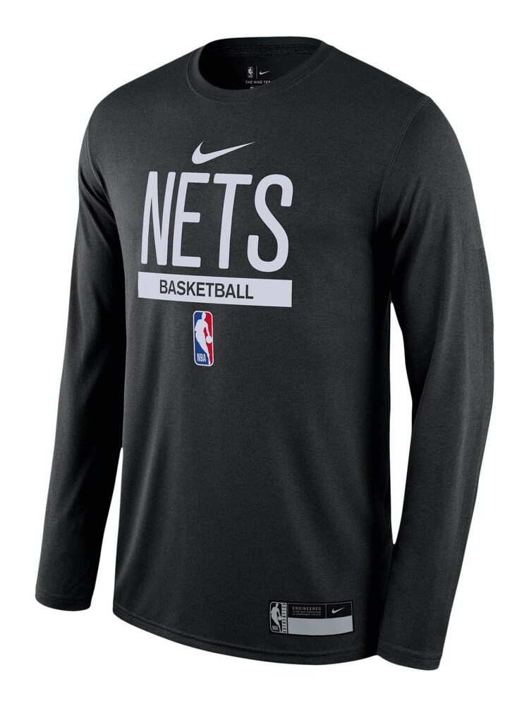 Nike Black Fanatics Brooklyn Nets Nike Long Sleeve Practice T-Shirt - Image 1 of 3
