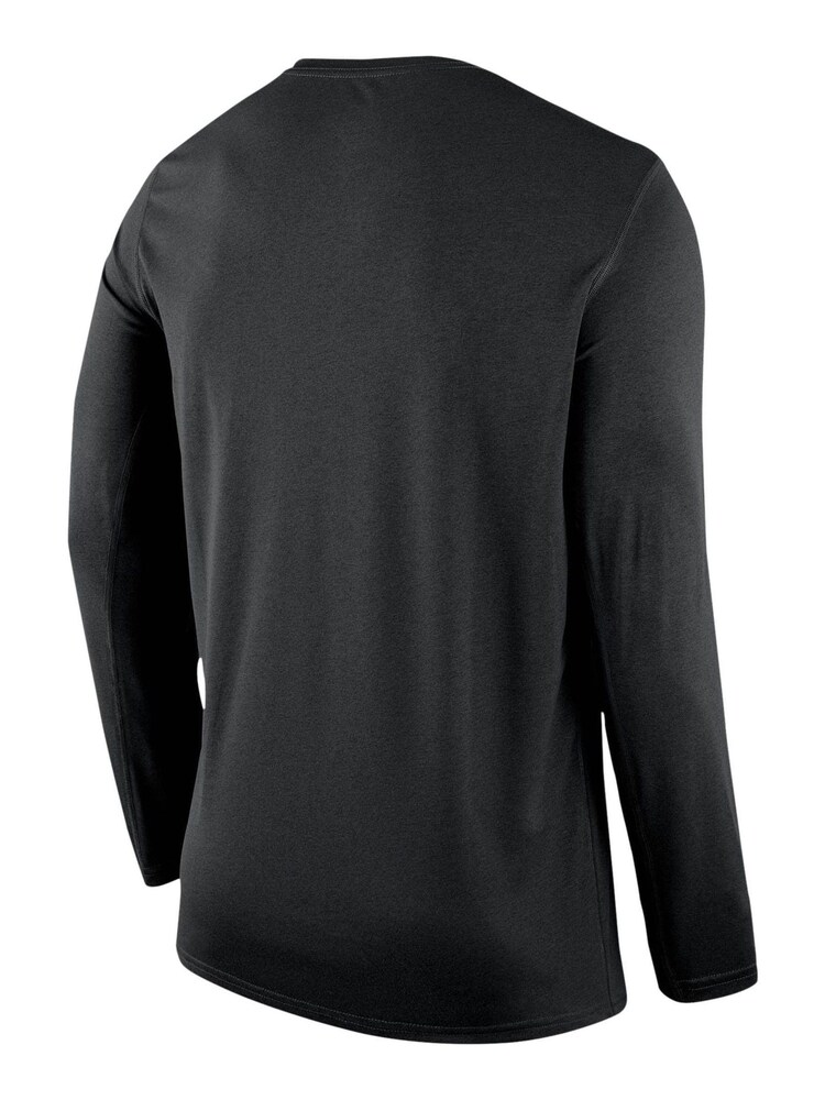 Nike Black Fanatics Brooklyn Nets Nike Long Sleeve Practice T-Shirt - Image 2 of 3