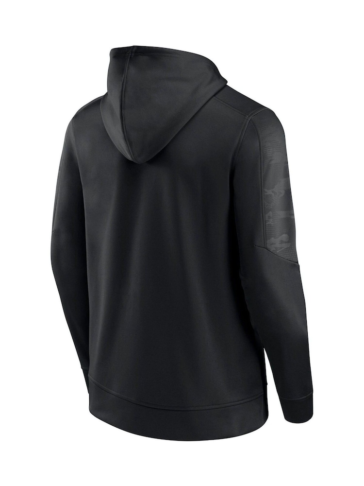 Fanatics NFL Las Vegas Raiders Iconic Defender Black Hoodie - Image 2 of 3