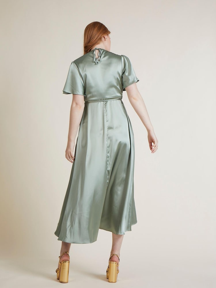 Rewritten Florence Waterfall Bridesmaid Midi Dress - Image 2 of 4