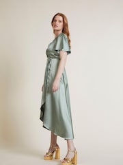 Rewritten Florence Waterfall Bridesmaid Midi Dress - Image 3 of 4