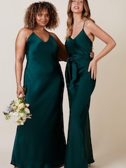 Rewritten Brooklyn Bridesmaid Dress With Waist Tie - Image 3 of 6