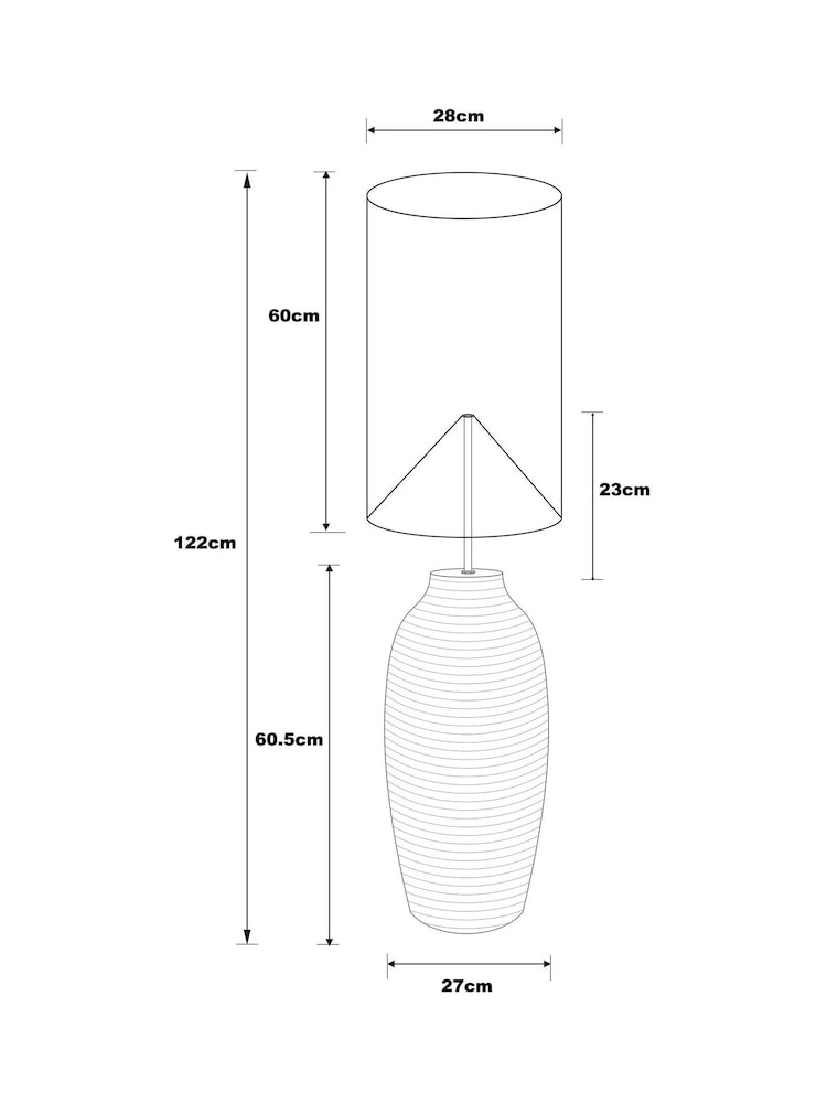Black Fairford Floor Lamp - Image 4 of 4