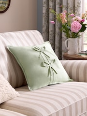 Laura Ashley Sasha 蝴蝶结 Seaspray 软垫 - 图片1 / 3