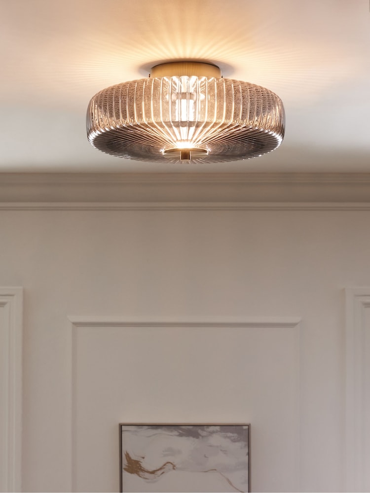 Smoke Grey Lexington Large Flush Fitting - Image 1 of 6 Smoke Grey Lexington Large Flush Fitting - Image 1 of 6