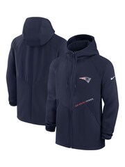 Nike Blue NFL Fanatics New England Patriots Field Full Zip Hoodie - Image 1 of 3