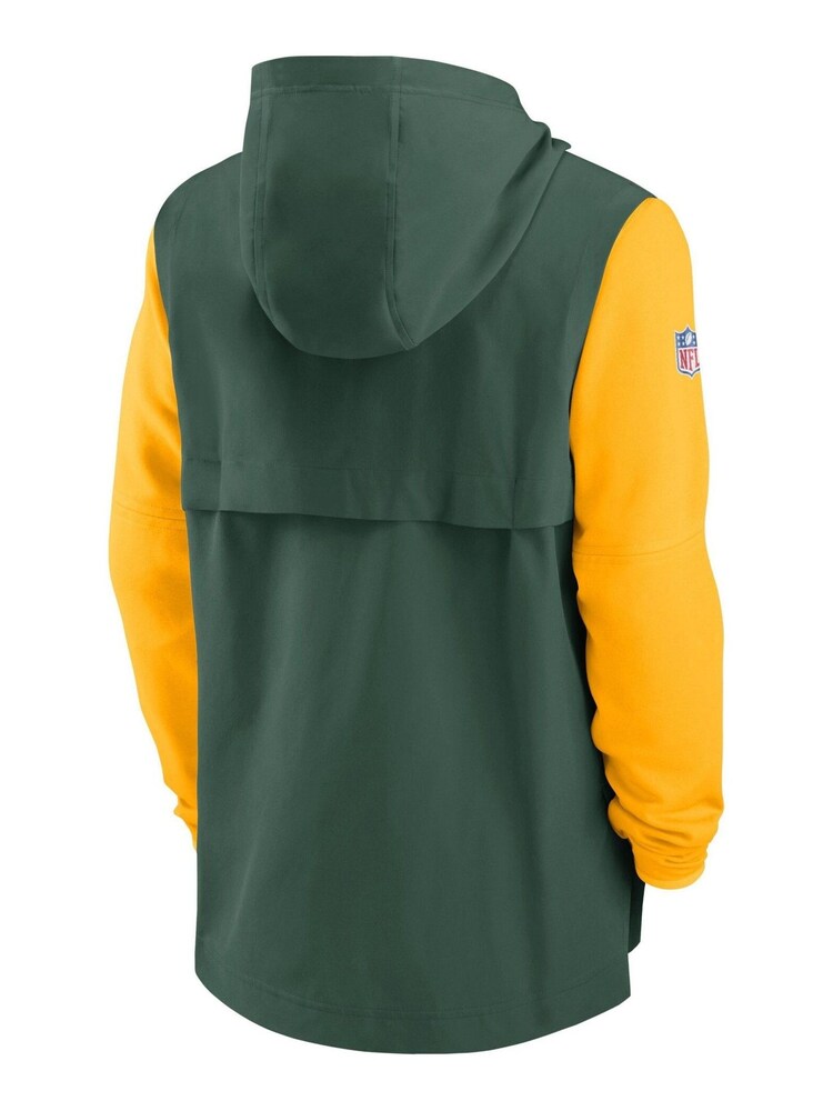 Nike Green NFL Fanatics Green Bay Packers Sideline Player Lightweight Jacket - Image 2 of 3