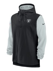 Nike Black NFL Fanatics Las Vegas Raiders Sideline Player Lightweight Jacket - Image 1 of 3