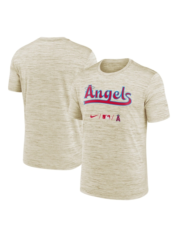 Nike Cream Fanatics Los Angeles Angels of Anaheim Nike City Connect Legend Practice Velocity Football Shirt - Image 1 of 3