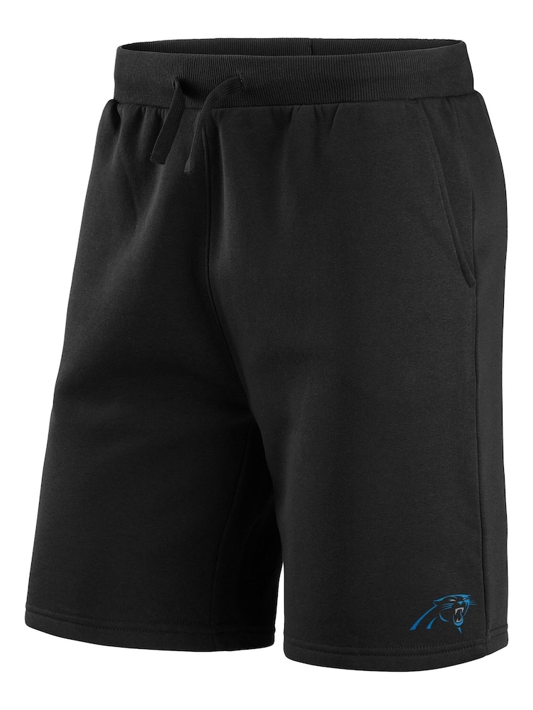 Fanatics NFL Carolina Panthers Branded Essential Black Shorts - Image 2 of 3