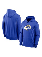 Nike Blue NFL Fanatics Los Angeles Rams Nike Prime Logo Therma Pullover Hoodie - Image 3 of 3
