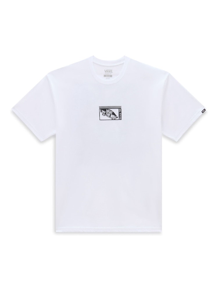 Vans Mens Tech Box Short Sleeve 100% Cotton T-Shirt - Image 1 of 3 Vans Mens Tech Box Short Sleeve 100% Cotton T-Shirt - Image 1 of 3