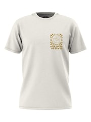 Vans Mens Natural Sun And Surf 100% Cotton T-Shirt - Image 1 of 2
