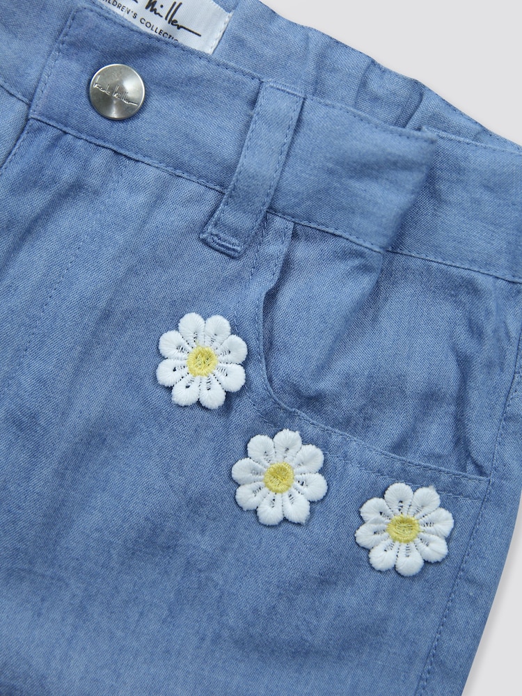 Nicole Miller Denim Blue Shorts - Image 3 of 3