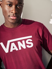 Красно-коричневый - Vans Mens Classic 100% Cotton T-Shirt - Image 3 of 5