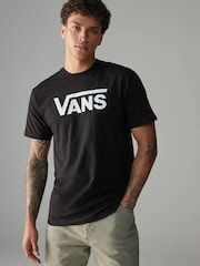 Черный - Vans Mens Classic 100% Cotton T-Shirt - Image 1 of 5