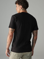 Черный - Vans Mens Classic 100% Cotton T-Shirt - Image 2 of 5