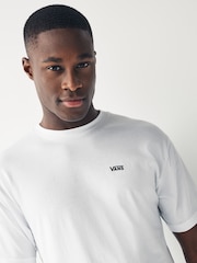 Белый - Vans Мужской левый ящик с логотипом 100% хлопок футболка - Image 3 of 4