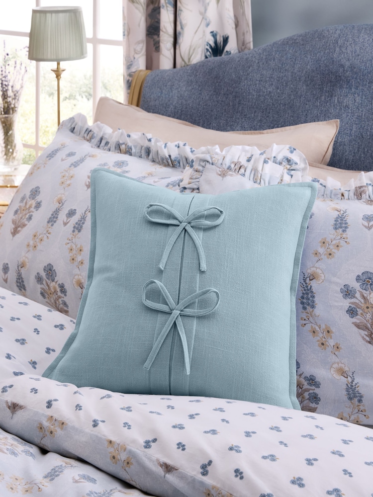 Laura Ashley Sasha 蝴蝶结 Seaspray 软垫 - 图片2 / 5