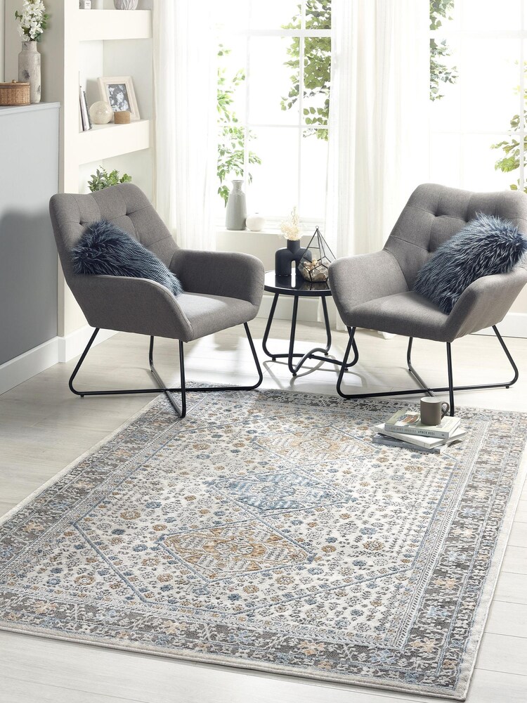 Origins Grey Ottoman Rug - Image 1 of 4