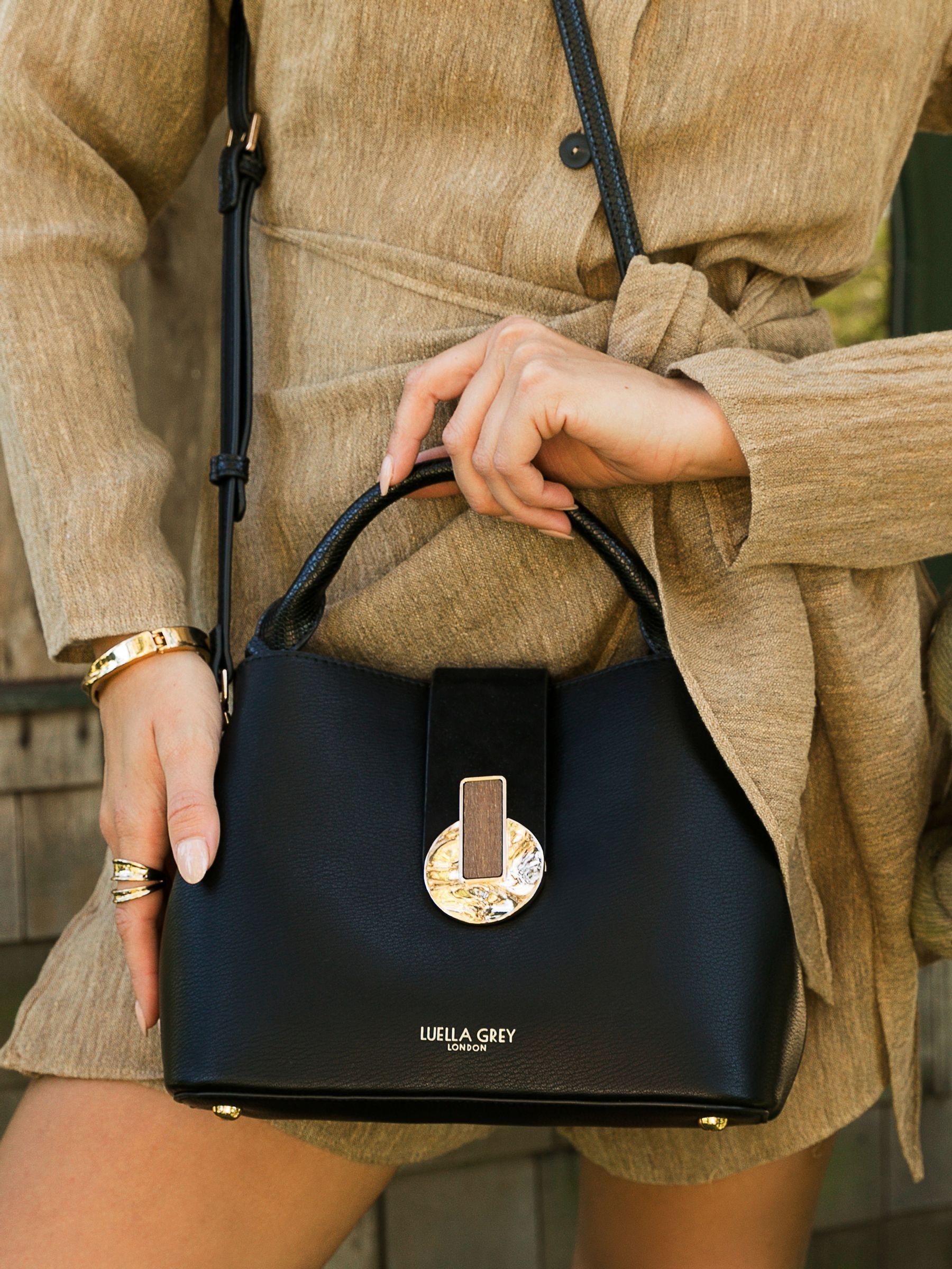 Black Luella Grey London Elishah Casual Crossbody Bag