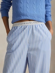 Polo Ralph Lauren Blue Shirting Stripes Sleep Boxers - Image 4 of 4