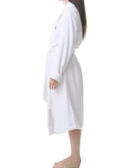 Polo Ralph Lauren White Towelling Printed Back Bear Robe - Image 2 of 4