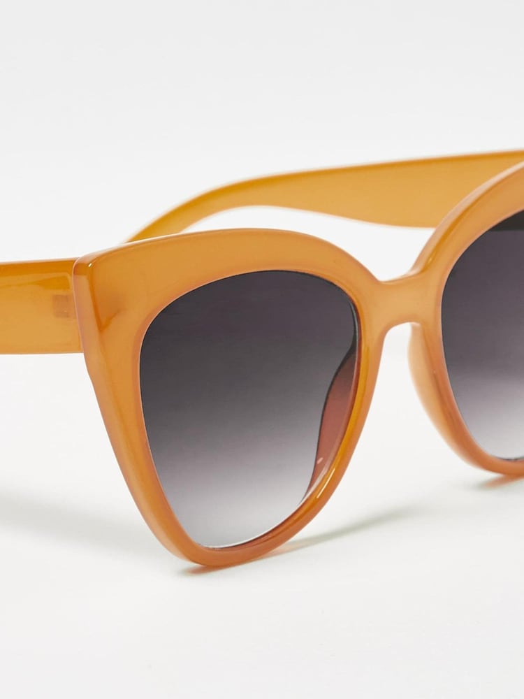 Oliver Bonas Yellow Cat Eye Sunglasses - Image 5 of 5 Oliver Bonas Yellow Cat Eye Sunglasses - Image 5 of 5